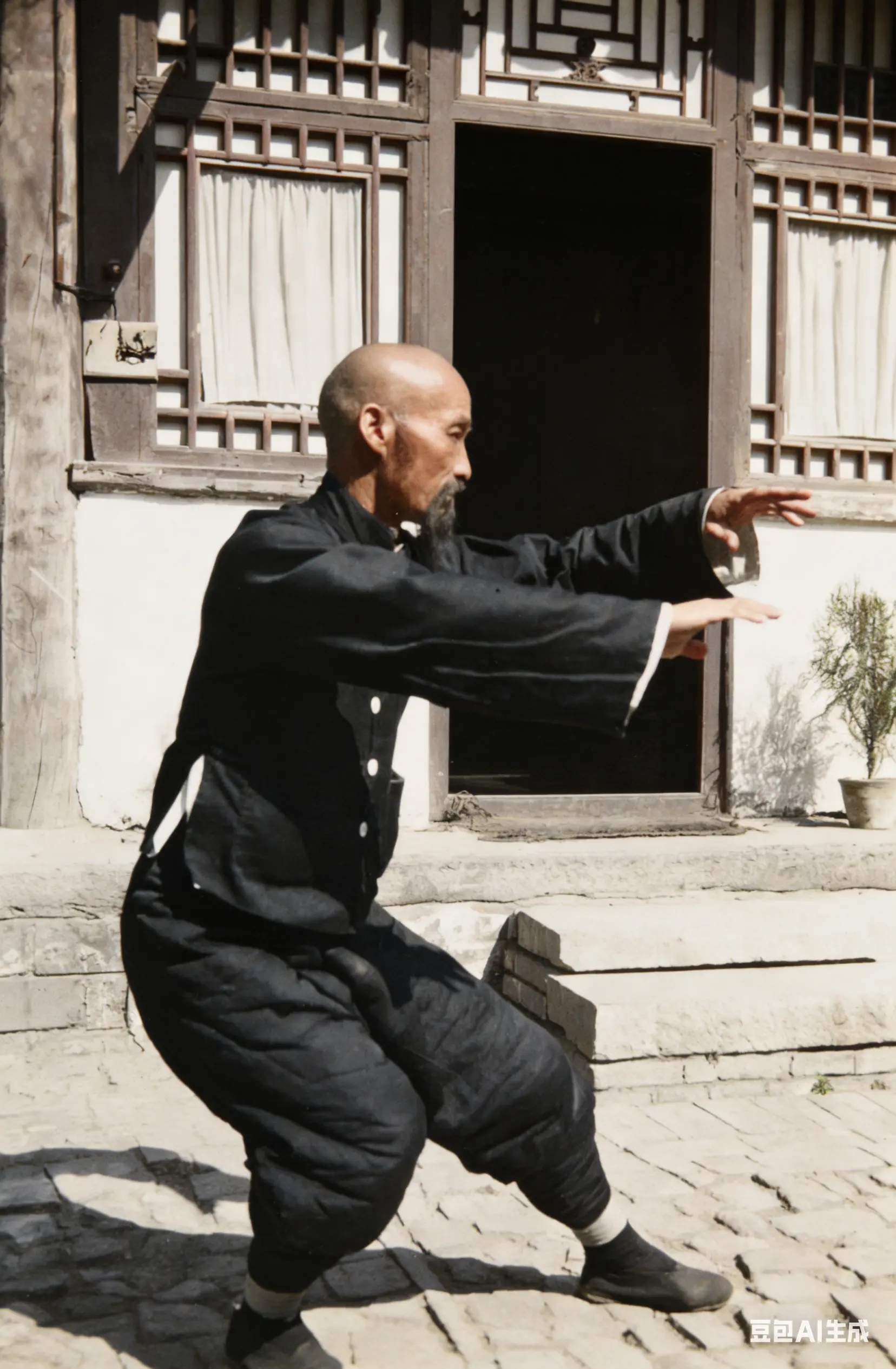 Sun Lutang (1860–1933), founder of Sun-style Tai Chi, photographed in the late 19th or early 20th century – image from the University of Bristol's Historical Photographs of China collection.
